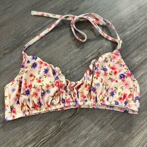 Shade & Shore Multicolor Floral Bikini Top